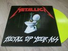 METALLICA RARE LP COULEUR METAL UP YOUR ASS