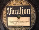 Vocalion 5321 Stripling Brothers BIG FOOT NI- -ER   Country 1930 78 rpm rare  V-