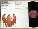 INGRID HAEBLER piano MOZART 1stPress 1960s plum/silver PHILIPS STEREO MINT