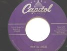 45 rpm ROCKABILLY/LEE BONDS, CAPITOL, DONE GONE CRAZY/ FROM ALL ANGLES, N. MINT
