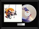 CHICAGO IX GREATEST HITS FRAMED LP WHITE GOLD SILVER PLATINUM TONED RECORD