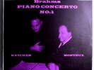 ORIG LONDON BLUEBACK STEREO AUDIOPHILE LP BRAHMS PIANO CONC#1 MONTEUX/KATCHEN NM