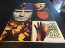 6 Vintage Genesis and Phil Collins LP records - Invisible Touch, Face Value more