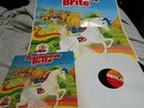 Vintage 1984 Rainbow Brite Paint A Rainbow In Your Heart Record LP poster VG+