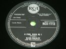 ELVIS PRESLEY : A fool such as I / Need your love tonight -1959 UK RCA 78rpm 198