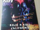 kiss -rock n roll california - lp+ poster- red  vinyl -100 made
