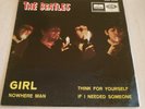 THE BEATLES - Girl / Nowhere man SPAIN press EP Smoking PS unique DSOE 16.690 EX