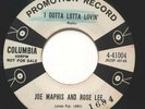 ROCKABILLY 45 RPM, RARE JOE MAPHIS AND ROSE LEE, PROMO I GOTTA  LOTTA LOVIN