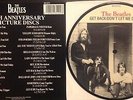 Beatles - Get Back / Don't Let Me Down - 20th anniversary picture disc w/ insert