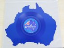 Men At Work - Down Under  Australia Shaped Blue Coloured Vinyl  EXC Sound Q