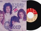 QUEEN  7” Single  BOHEMIAN RHAPSODY  deutsche EMI  von 1975