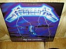 Metallica LP - Ride The Lightning - 1984 Elektra Black Original