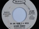 Garage Psych 45 OCTOBER COUNTRY My Girl Friend Is A Witch EPIC promo HEAR