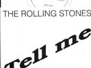 THE ROLLING STONES 45 TELL ME+PS GERMANY RARE 1991 WHITE VINYL