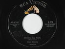 Elvis Presley 45 - That's All Right - RCA Victor - mp3