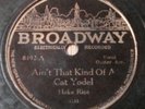 Hoke Rice-Southern Town/Ain't That Kind Of A Cat-Broadway 8192-V-Prewar Country