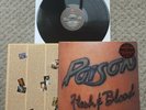 POISON Flesh And Blood 1990 UK Vinyl LP EXCELLENT Glam Rock Motley Crue