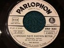 PROMO THE BEATLES I SHOULD HAVE  KNOWN BETTER PARLOPHON 1964 Variante: 2 BIEM