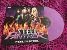 Steel Panther 2009 Signierte Signed Vinyl Feel The Steel Motley Crue Poison Tour
