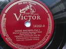 Leopold Stokowski 78rpm Single 12-inch Victor Red Seal VE #14162 Danse Macabre