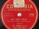 BILL MONROE bluegrass 78 RPM COLUMBIA Blue Grass Special How Will I Explain Abou