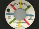 ROCKABILLY TWO SIDER - JIMMY LLOYD - ROCKET IN MY POCKET - HEAR 1958 DJ ROULETTE