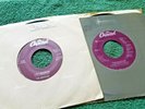 2 Beatles 45's Capitol Purple Labels. Lady Madonna. A Hard Day's Night