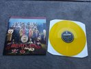 BEATLES Sgt Peppers Collectors edition Yellow vinyl LP EX+/EX+  alternate art