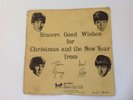 RARE BEATLES  FAN CLUB FLEXI  RECORD CHRISTMAS 1963