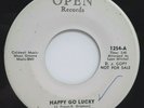 MORRIS GARDNER, 45 RPM, POPCORN R & B PROMO, EXCELLENT, HAPPY GO LUCKY/ LATER...