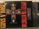 GUNS N' ROSES - Appetite For Destruction LP Vinyl 1987 w/ Inner Ultrasonic Clean