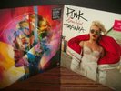 Lot: 2 PINK 2-LP sets - Hurts 2B Human / Beautiful Trauma - New SEALED vinyl