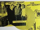 LAST RESORT live acklam hall 1981 LP COL V & RARE POSTER oi  skinhead 4skins