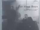 Pet Shop Boys ‘It’s a Sin’ Portuguese promo 7” vinyl - unique plastic sleeve