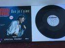 johnny hallyday maxi 45 tours que je t aime hors commerce n°6863355 p 1988 rare