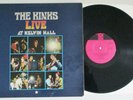 THE KINKS. LIVE AT KELVIN HALL.1st PRESS.UK LP. PYE RECORDS.NPL 18191. MONO.1968