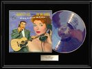 BIG BOPPER CHANTILLY LACE  LP WHITE GOLD SILVER PLATINUM TONED RECORD LP RARE