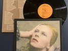 DAVID BOWIE Hunky Dory Textured Jacket 1st Orange Dynaflex LP Vinyl VG+/VG