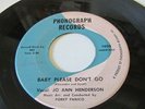 NORTHERN SOUL POPCORN 45 JO ANN HENDERSON BABY PLEASE DON'T GO PHONOGRAPH LABEL