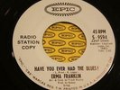 ERMA FRANKLIN  I Don't Want No Mama's Boy / Have You Ever  EPIC  DJ PROMO SOUL