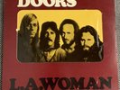 THE DOORS 1971 LA Woman Vinyl Record Die Cut Window With Rare Crucifix Sleeve