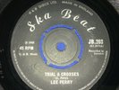 LEE PERRY TRIAL & CROSSES 1965 SKA BEAT VINYL 7