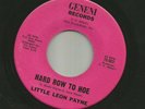 ROCKABILLY GARAGE - LITTLE LEON PAYNE-  HARD ROW TO HOE  - HEAR - 1966 GENINI