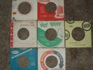 7 Capitol Hot Stuff, Rush & Intro FACTORY COMPANY PROMO 45 SLEEVES VG+