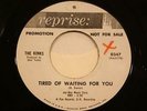 THE KINKS  Tired Of Waiting For You / Come On Now  REPRISE DJ PROMO  M-