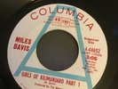 Miles Davis Rare Columbia White Label Promo Girls Of Kilimanjaro Jazz Analog 45