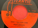Northern Soul 45 Leslie Uggams-Don't You Even Care-Atlantic Reissue
