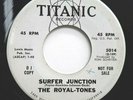 45 RPM,  SURF ROCKER,THE ROYAL-TONES, BLACK LIGHTNING/ SURFER JUNCTION, PROMO