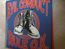 Evil Conduct - Rule OK LP  (Punk/Oi /Cock Sparrer/Blitz/Templars/UK Subs/4 Skins