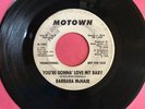 Barbara McNair Promo You’re Gonna Love My Baby Motown 1087 Northern Soul 45 7 RB